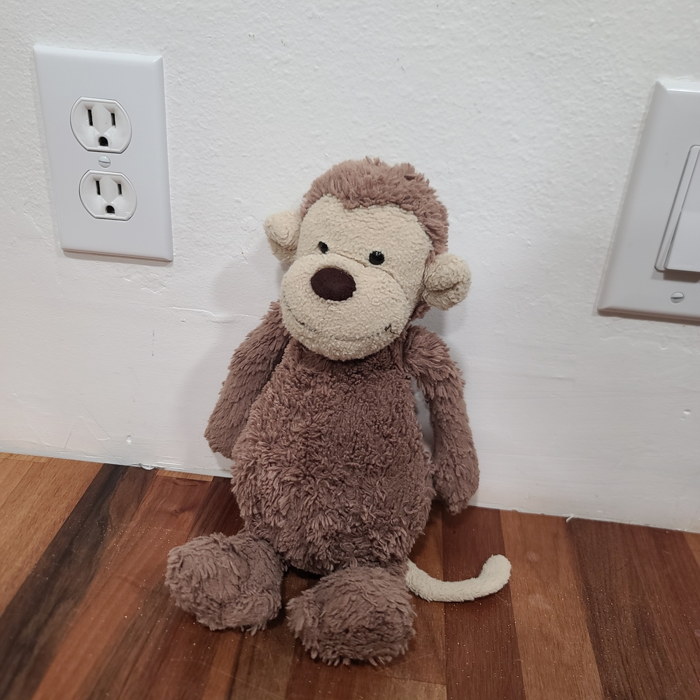 Jellycat Bashful Monkey Brown and Cream Plush Toy